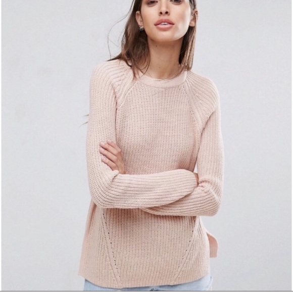 nwot • asos blush pink slouchy sweater - Picture 3 of 6
